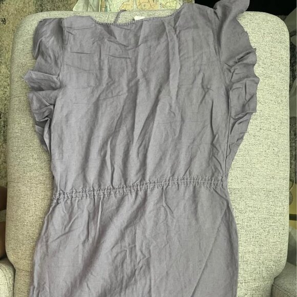 JCrew purple linen dress - Picture 1 of 4